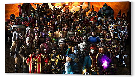 mortal kombat, characters, faces
