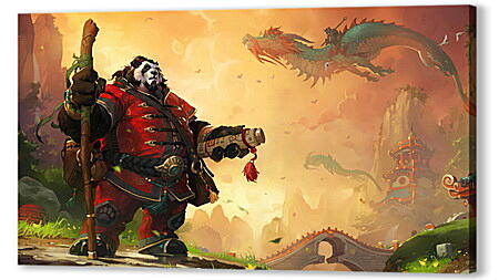 Картина маслом - world of warcraft, mists of pandaria, panda