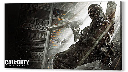 call of duty black ops, soldier, gun
