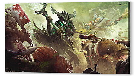 dota 2, art, epic battle
