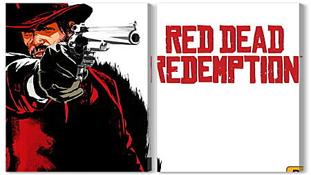 Модульная картина - red dead redemption, cowboy, hat