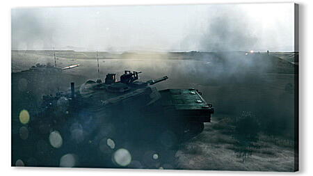 Постер (плакат) - battlefield 3, tanks, mountain