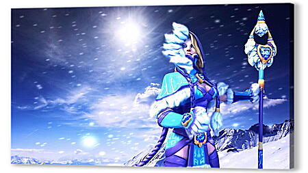 crystal maiden, dota 2, art
