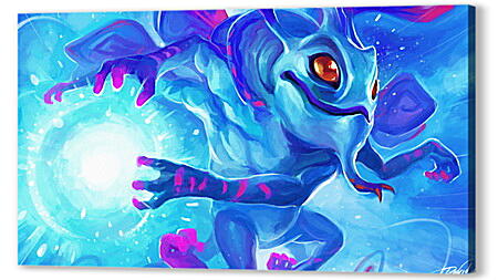 Постер (плакат) - puck, faerie dragon, dota 2
