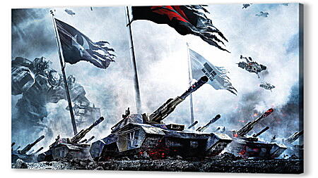 Постер (плакат) - supreme commander, gas powered games, strategy