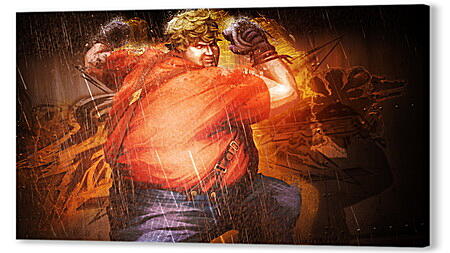 Постер (плакат) - street fighter x tekken, fat, fighter