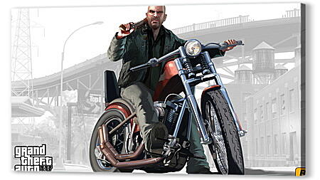 Картина маслом - johnny, biker, gta 4 lost and damned
