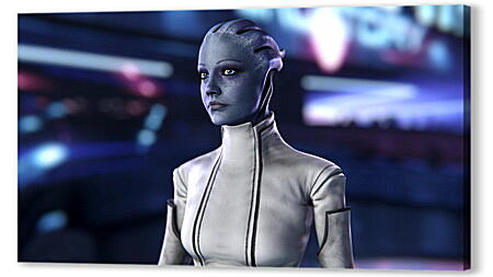 mass effect, girl, art
