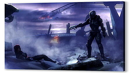 mass effect, ruins, spacecraft
