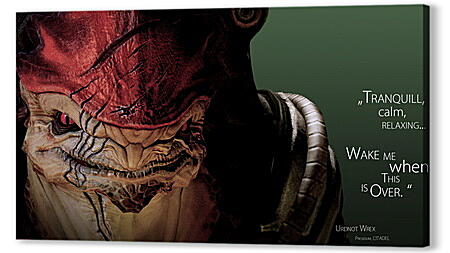 Картина маслом - mass effect 3, urdnot wrex, character
