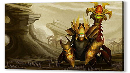 sand king, dota 2, art
