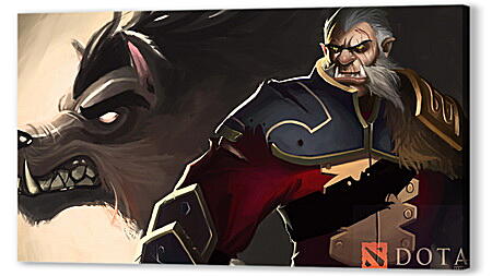 Картина маслом - dota 2, art, lycanthrope
