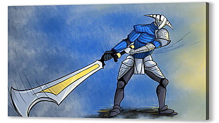 Постер (плакат) - rogue knight, dota 2, art
