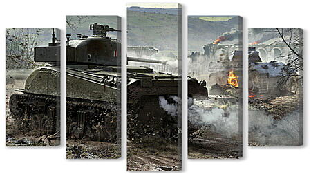 Модульная картина - world of tanks, wargaming net, wot