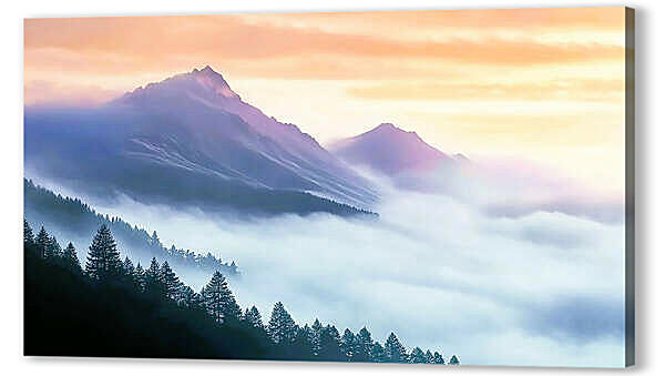 Закат в горах