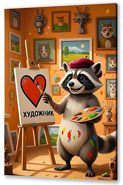 Художник-бурундук