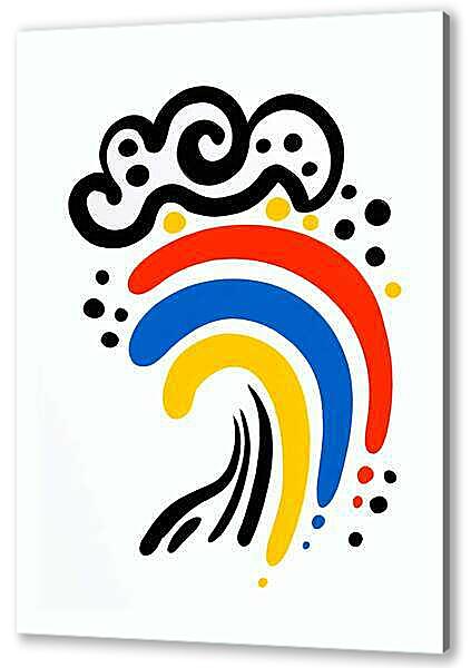 Радуга, весёлая графика