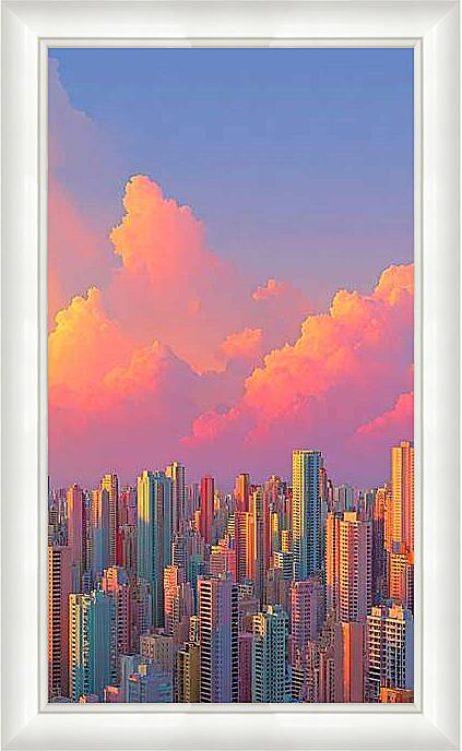 Картина - Город 4, фэнтези