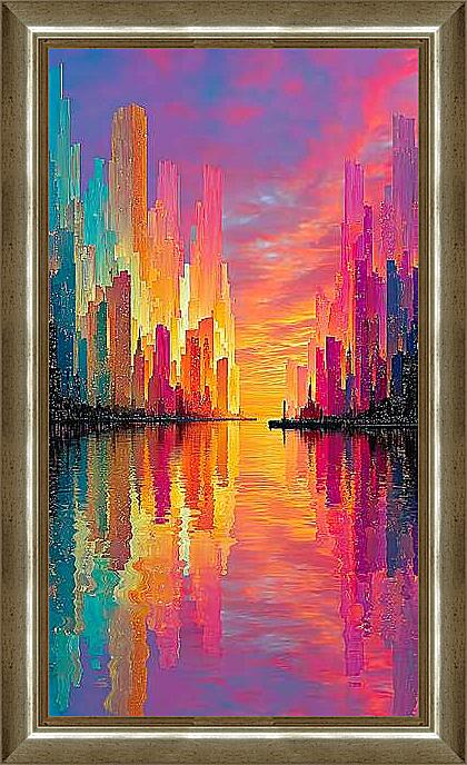 Картина - Город 3, фэнтези