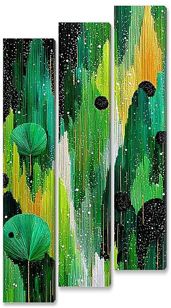 Модульная картина - Лес 3