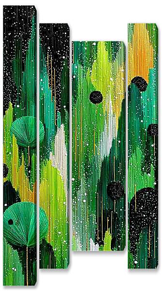 Модульная картина - Лес 3