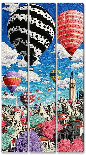 Модульная картина - Воздушные шары 2