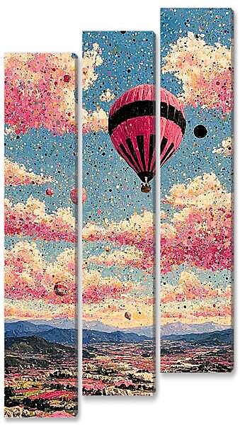 Модульная картина - Воздушные шары 1