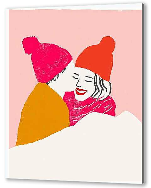 Поцелуй в снегу