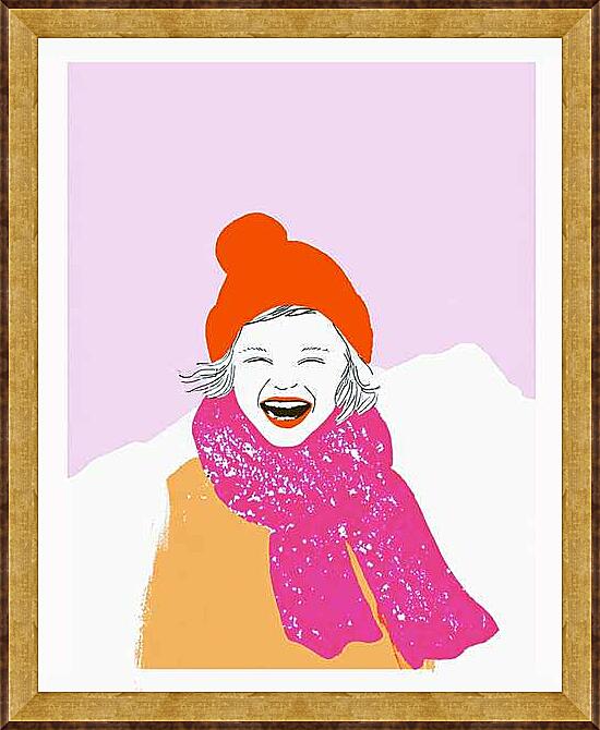 Картина - Снежный день