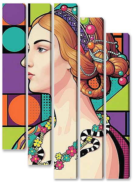 Модульная картина - Женские образы4