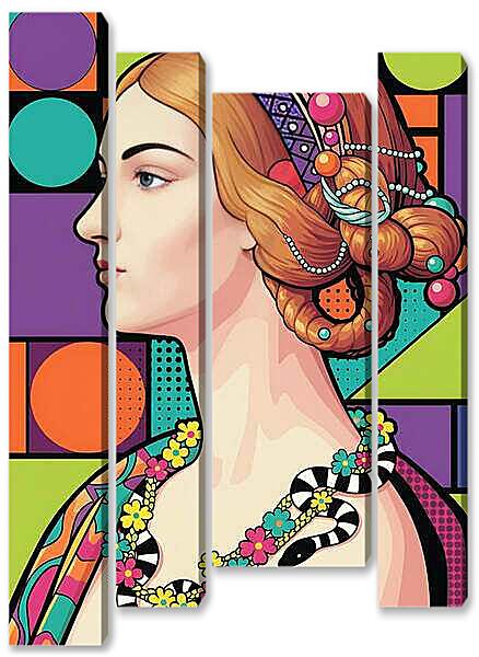 Модульная картина - Женские образы4