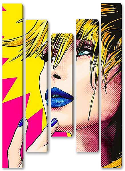 Модульная картина - Женские образы1