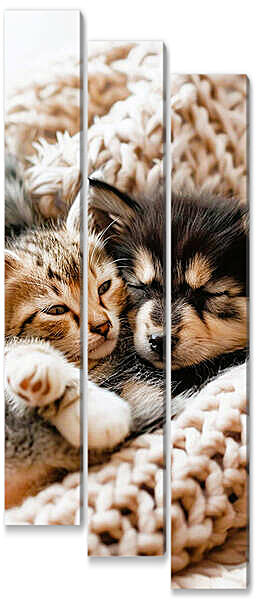 Модульная картина - Домашние питомцы