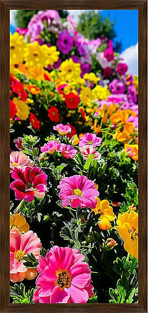 Картина - Склон с цветами