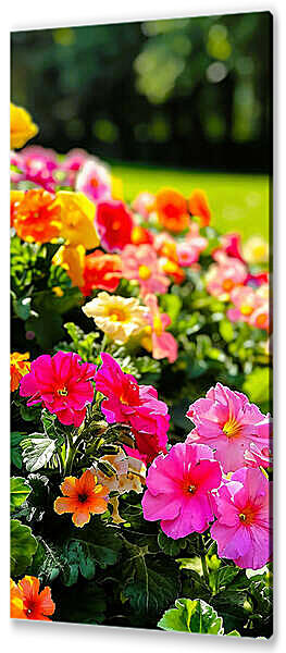 Цветы на склоне