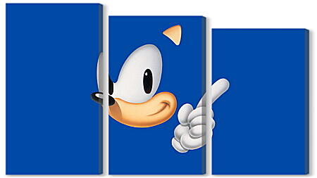 Модульная картина - Sonic The Hedgehog