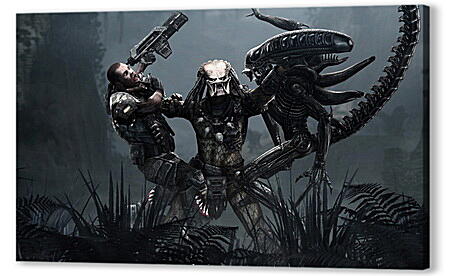 Картина маслом - Aliens Vs. Predator
