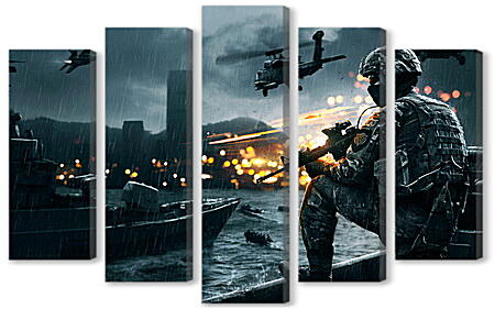 Модульная картина - Battlefield 4
