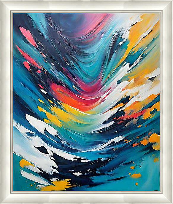 Картина - Радужные волны