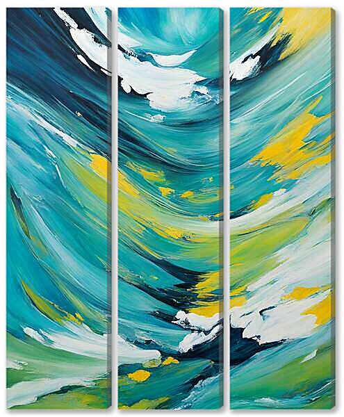 Модульная картина - Морская волна