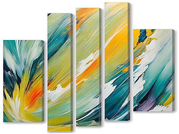 Модульная картина - Отблеск солнца