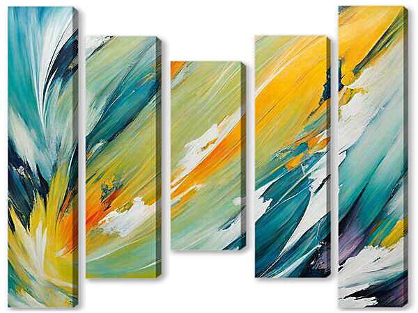 Модульная картина - Отблеск солнца