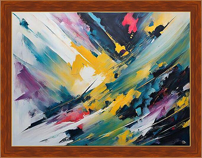 Картина - Красочный шторм