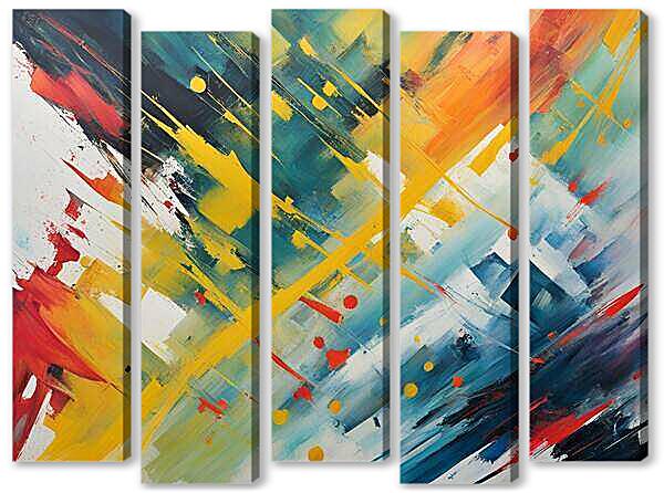 Модульная картина - Морской закат