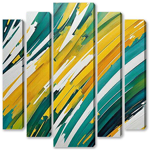 Модульная картина - Красочные полосы