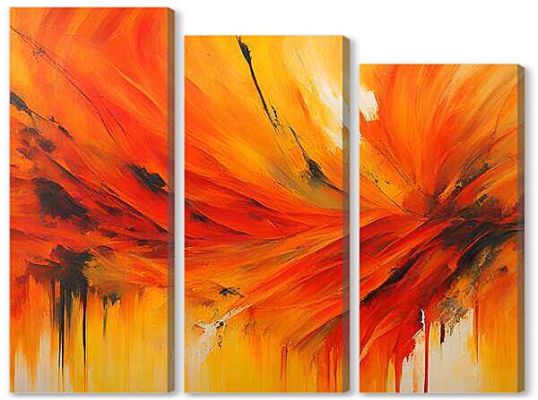 Модульная картина - Пламя
