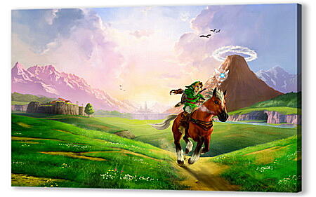 Постер (плакат) - The Legend Of Zelda: Ocarina Of Time

