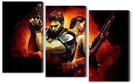 Модульная картина - Resident Evil 5
