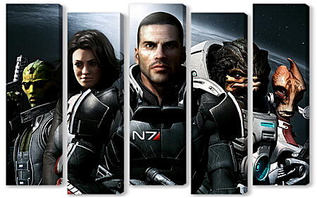 Модульная картина - Mass Effect 2
