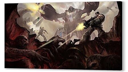Постер (плакат) - Gears Of War
